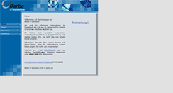 Desktop Screenshot of barba.de